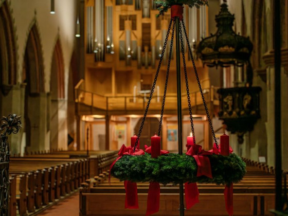 Adventskranz St Martin Elisabeth Martin