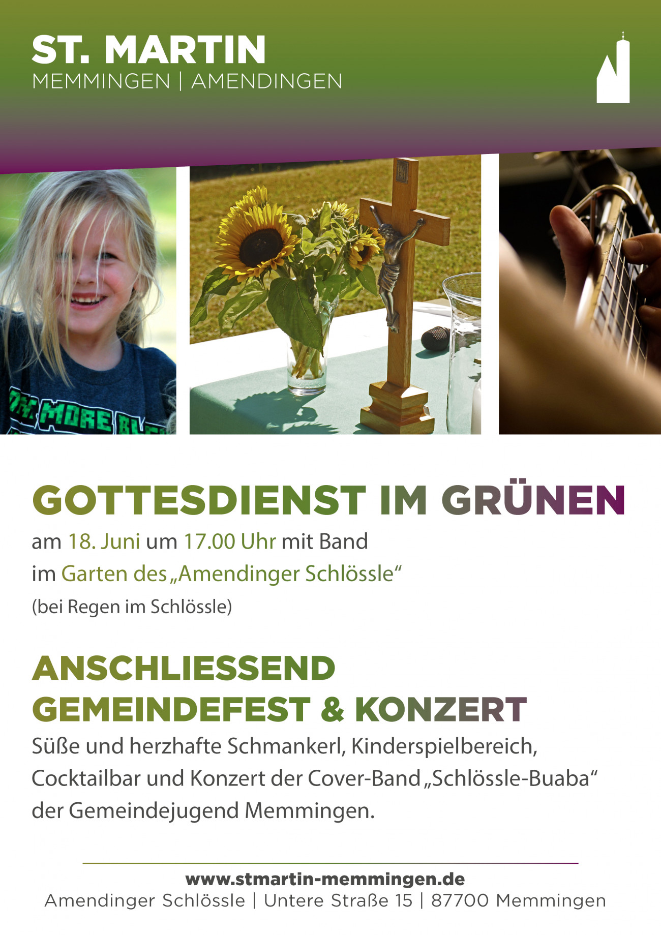 Plakat Gottesdienst im Gruenen hoch 2023 extern